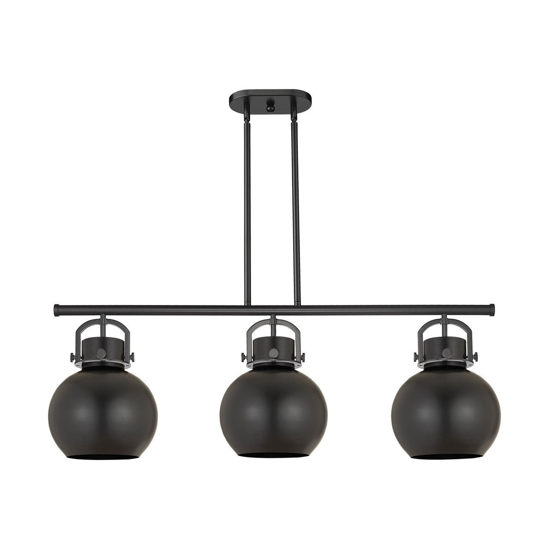 Innovations Downtown Urban 410-3I-BK-M410-10BK Pendant Light - Matte Black