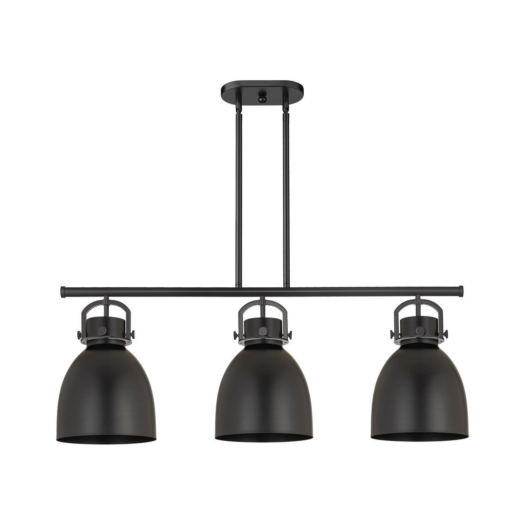 Innovations Downtown Urban 410-3I-BK-M412-10BK Pendant Light - Matte Black