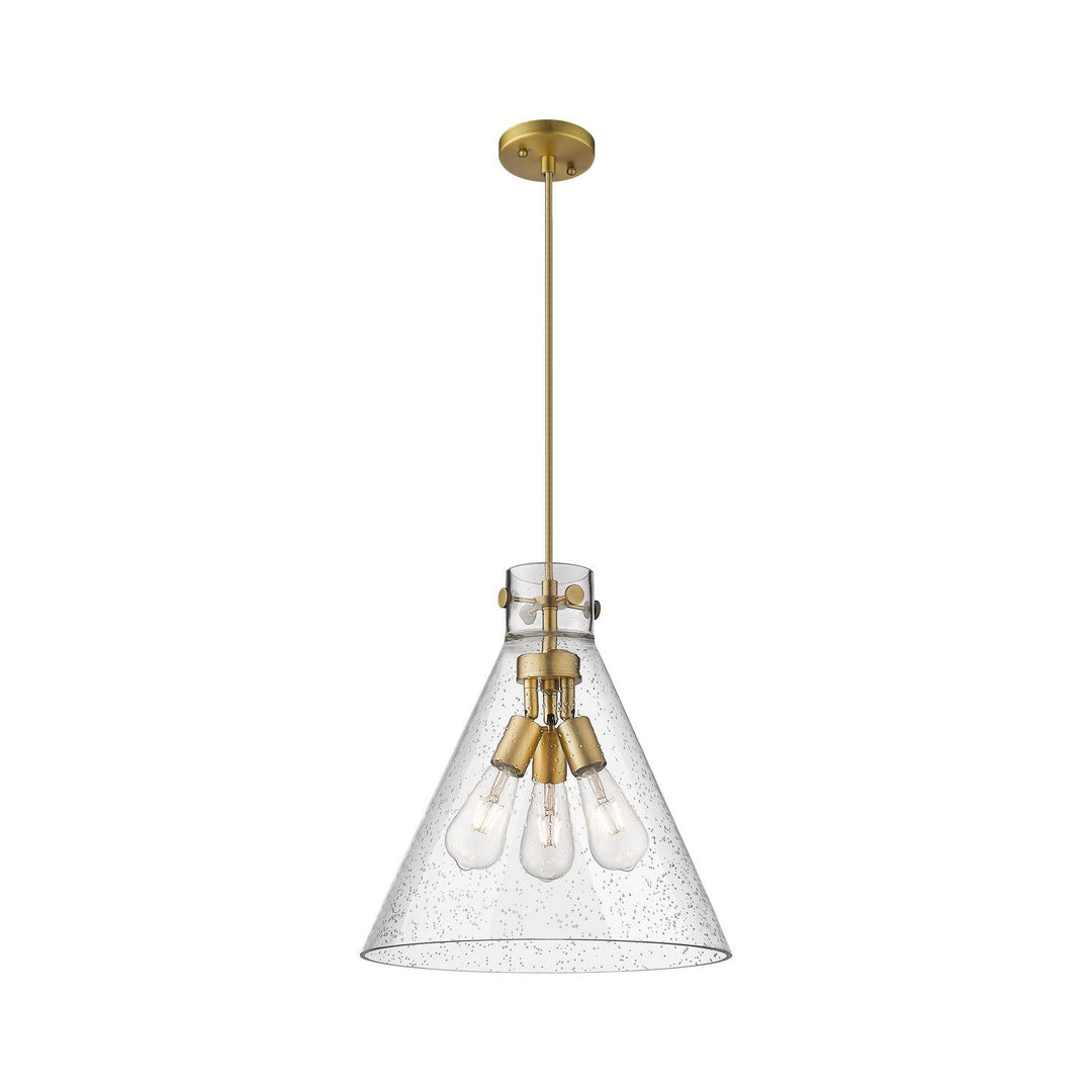 Innovations Downtown Urban 410-3PL-BB-G411-16SDY Pendant Light - Brushed Brass