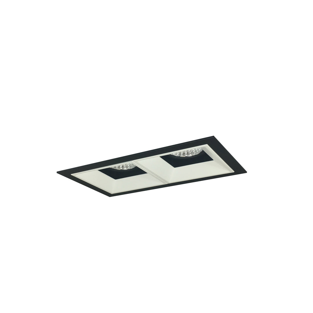 Nora Lighting NMIOT-12-B-FF-27X-10-BMPW Modern  Recessed Light Black / Matte Powder White