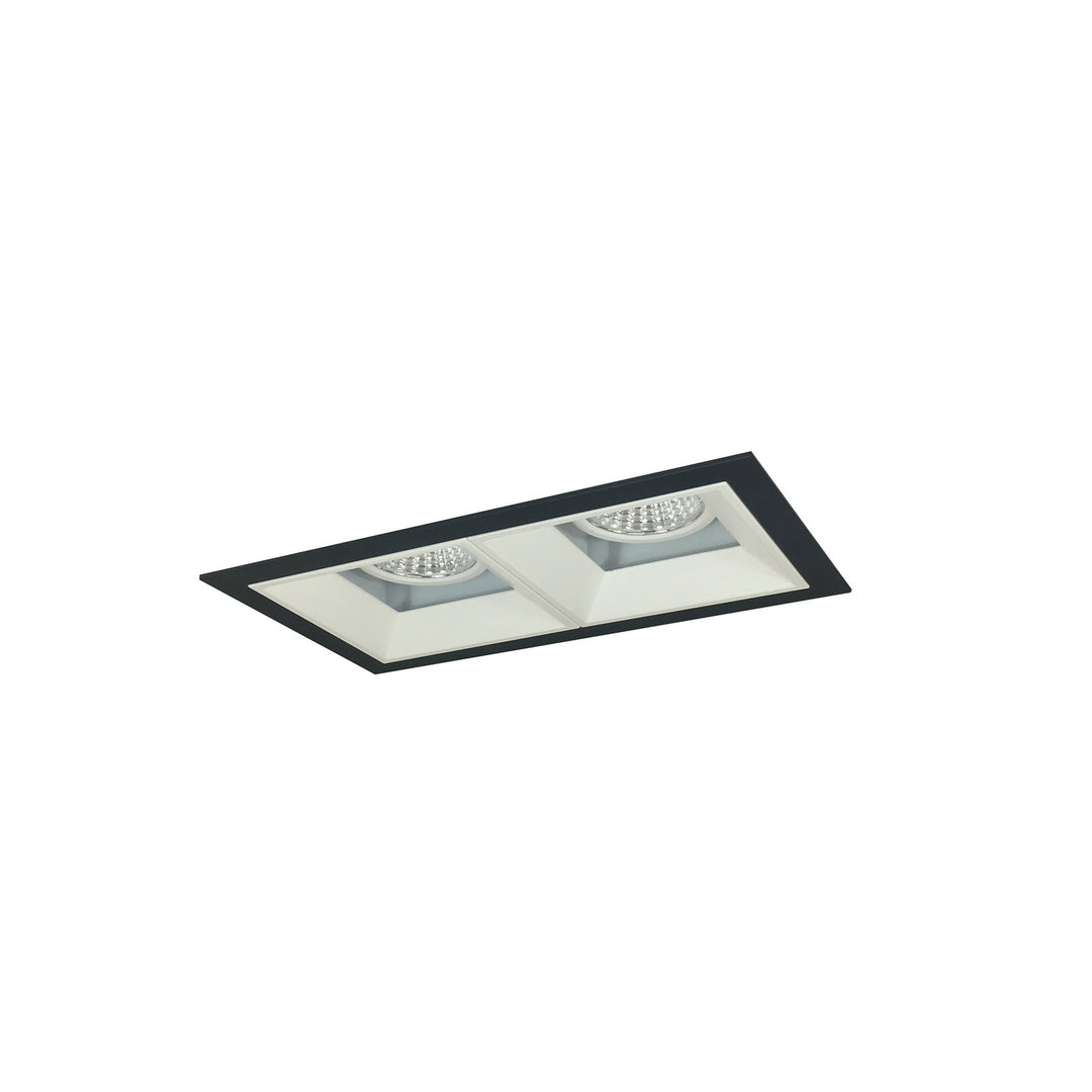 Nora Lighting NMIOT-12-B-FF-40X-10-MPW Modern  Recessed Light Matte Powder White