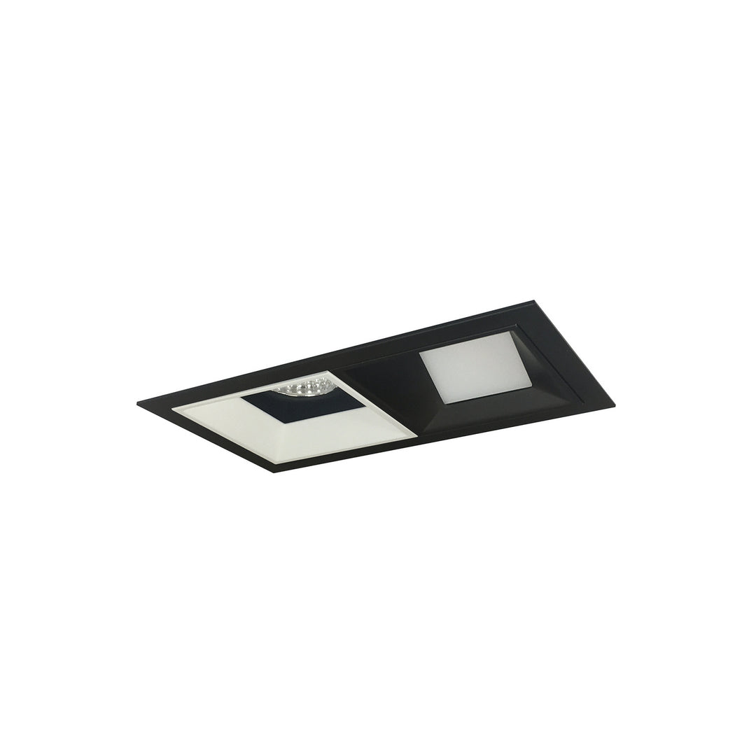 Nora Lighting NMIOT-12-B-FW-27X-10-BMPW Modern  Recessed Light Black / Matte Powder White