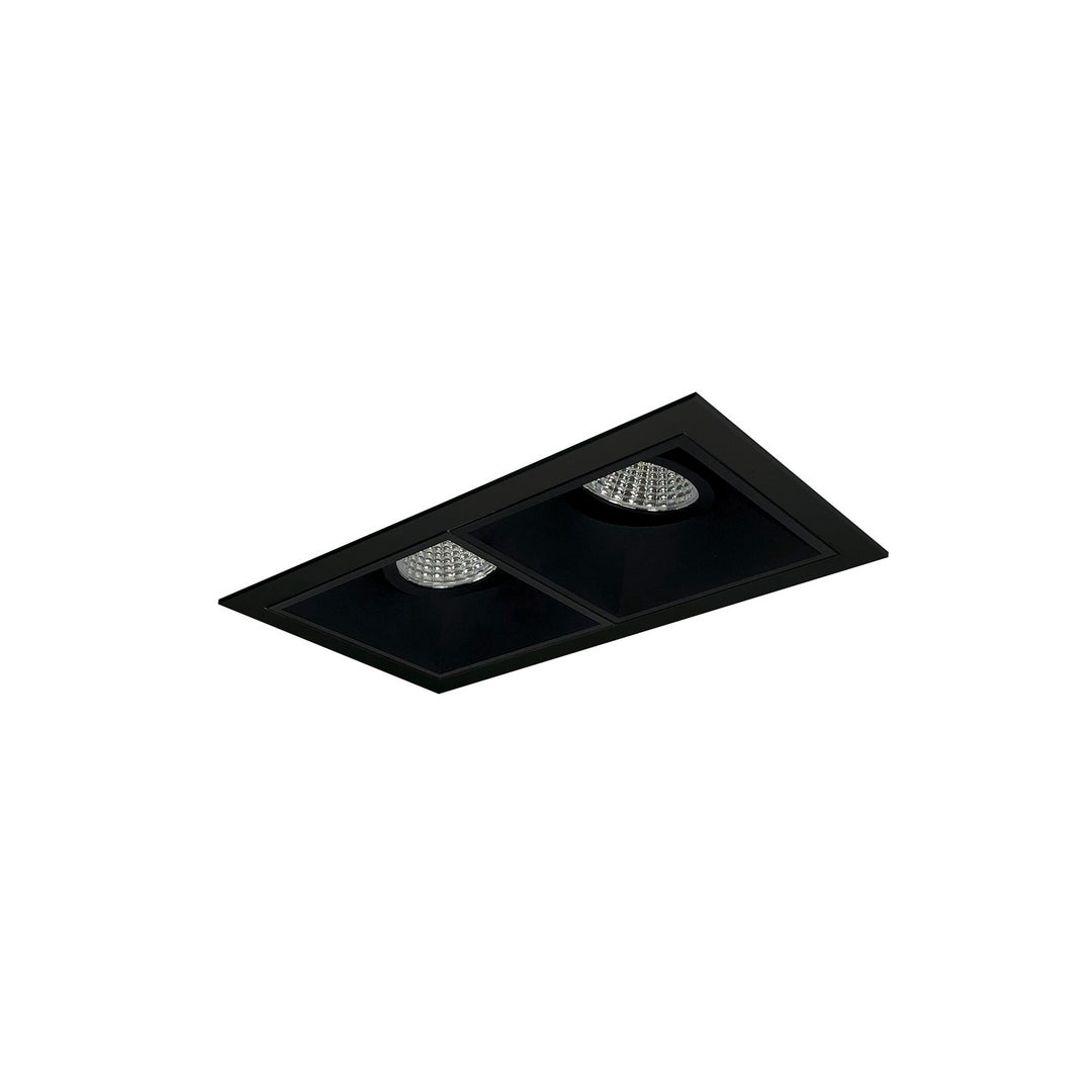 Nora Lighting NMIOT-12-B-GG-50X-10-B Modern  Recessed Light Black