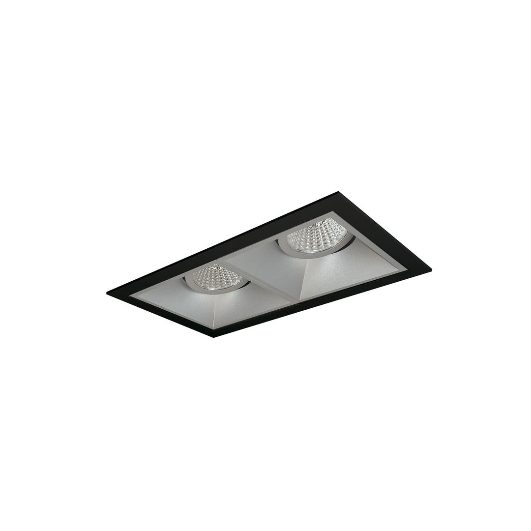 Nora Lighting NMIOT-12-B-GG-50X-10-HZ Modern  Recessed Light Haze