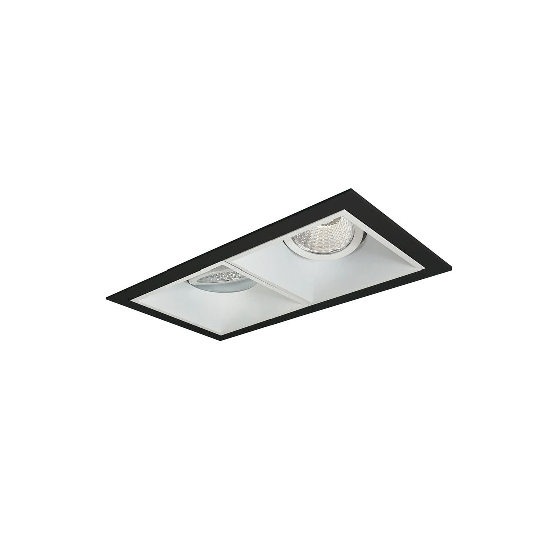 Nora Lighting NMIOT-12-B-GG-CDX-10-MPW Modern  Recessed Light Matte Powder White
