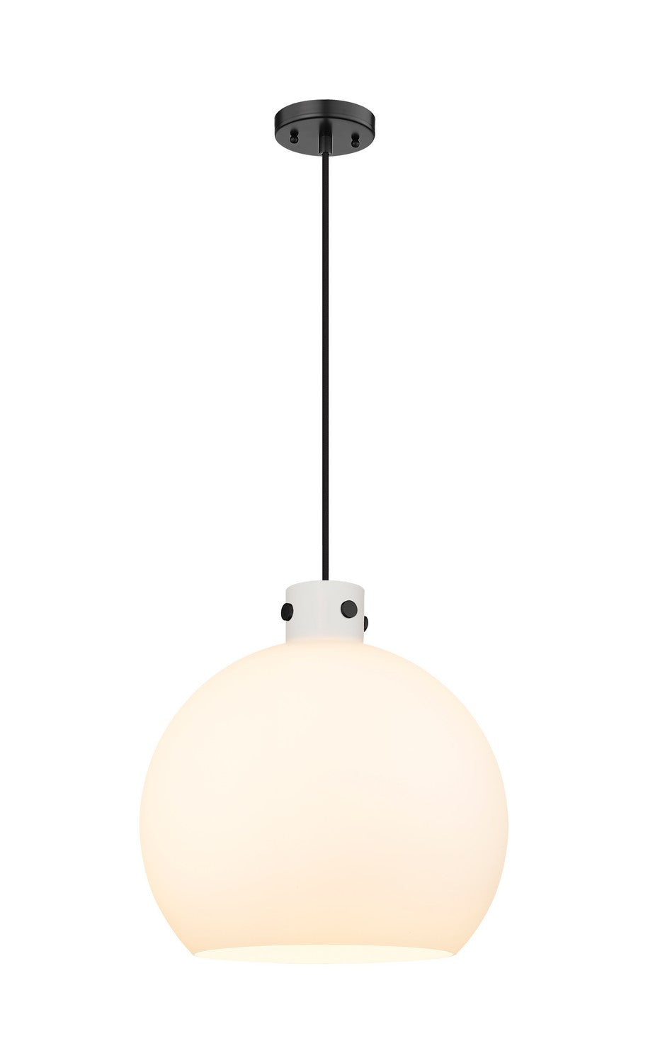 Innovations Downtown Urban 410-3PL-BK-G410-18WH Pendant Light - Matte Black