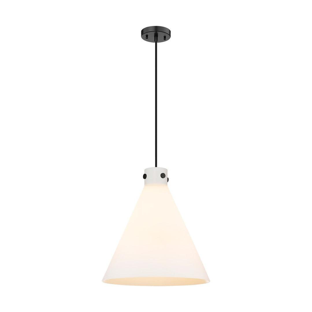 Innovations Downtown Urban 410-3PL-BK-G411-18WH Pendant Light - Matte Black