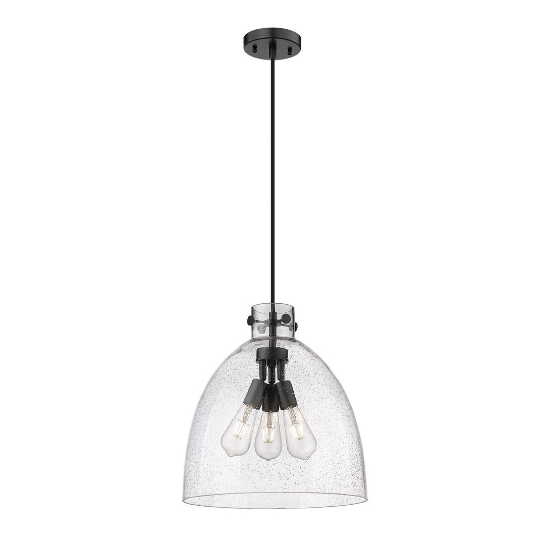 Innovations Downtown Urban 410-3PL-BK-G412-16SDY Pendant Light - Matte Black