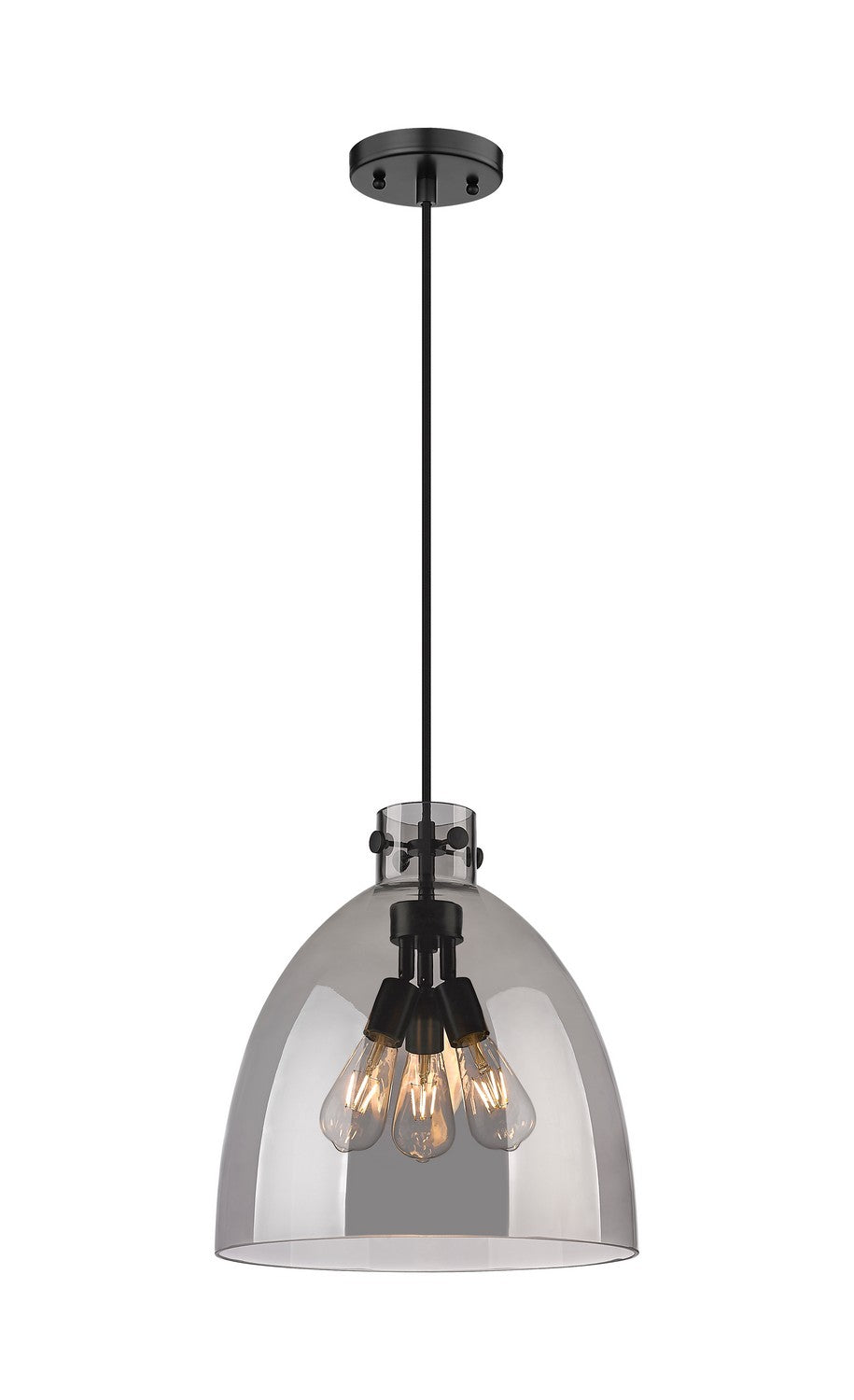 Innovations Downtown Urban 410-3PL-BK-G412-16SM Pendant Light - Matte Black