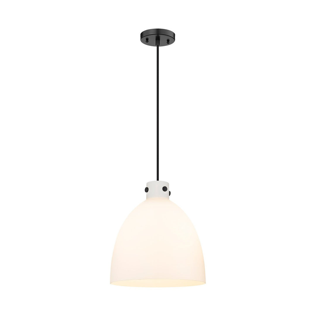Innovations Downtown Urban 410-3PL-BK-G412-16WH Pendant Light - Matte Black
