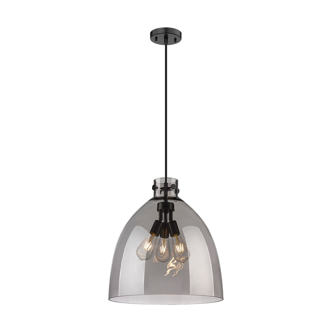 Innovations Downtown Urban 410-3PL-BK-G412-18SM Pendant Light - Matte Black