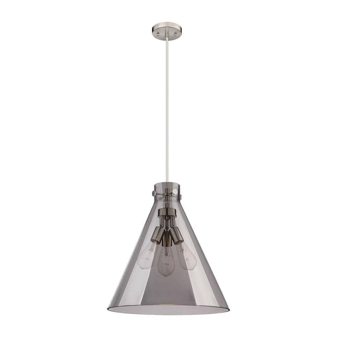 Innovations Downtown Urban 410-3PL-SN-G411-18SM Pendant Light - Satin Nickel