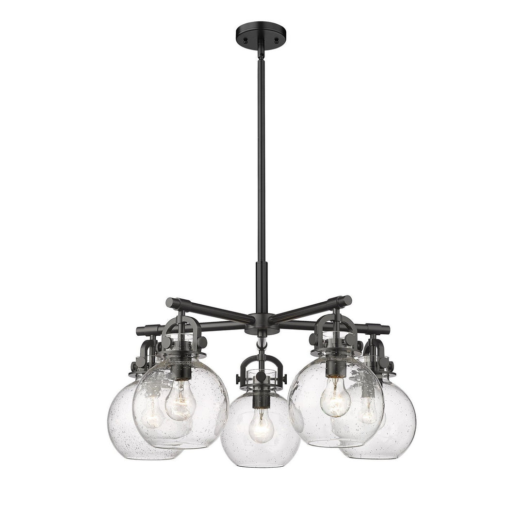 Innovations Downtown Urban 410-5CR-BK-G410-7SDY Chandelier Light - Matte Black