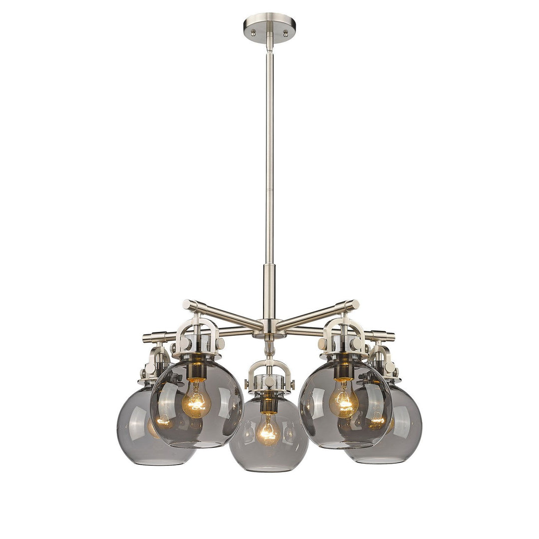 Innovations Downtown Urban 410-5CR-SN-G410-7SM Chandelier Light - Satin Nickel