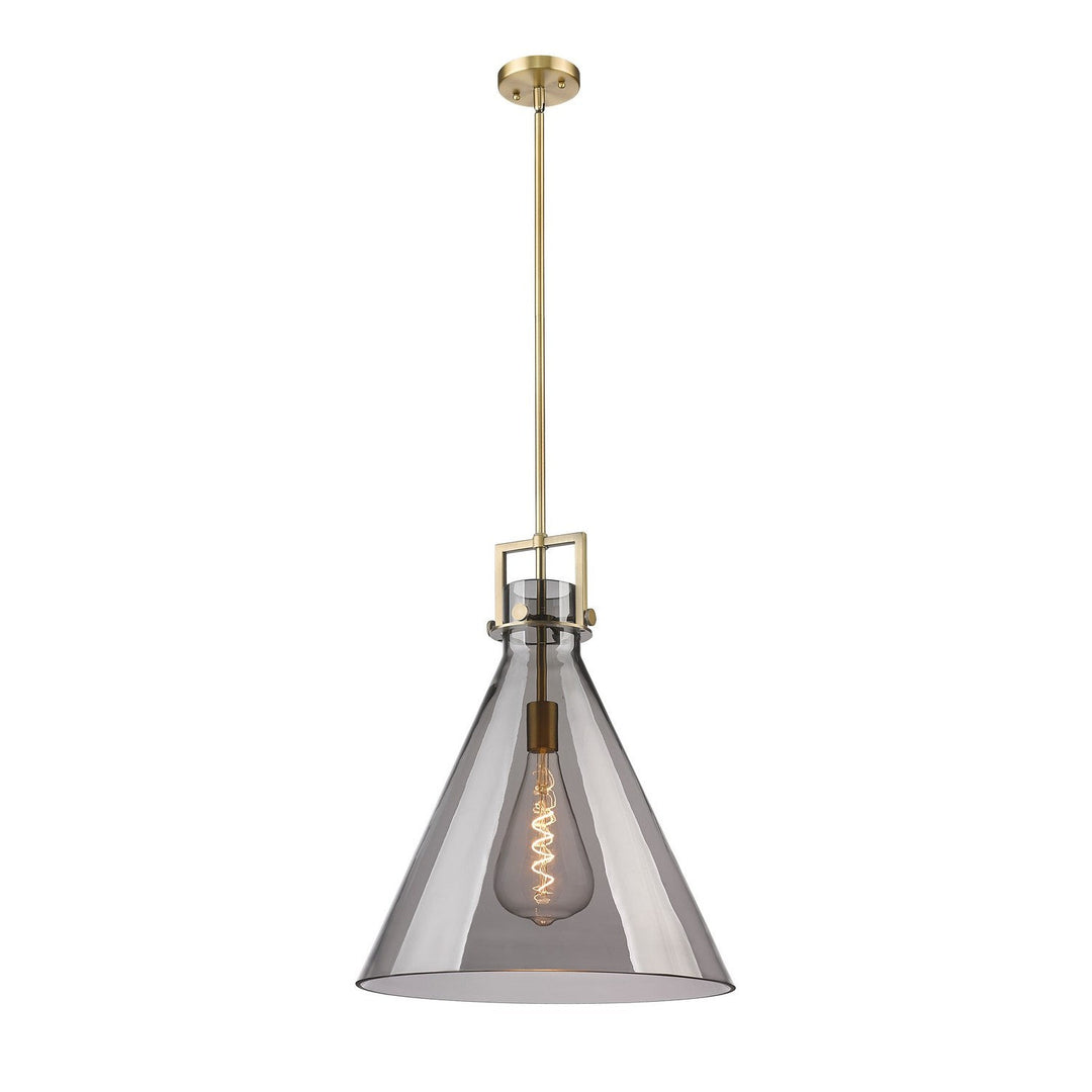 Innovations Newton 411-1SL-BB-G411-18SM Pendant Light - Brushed Brass
