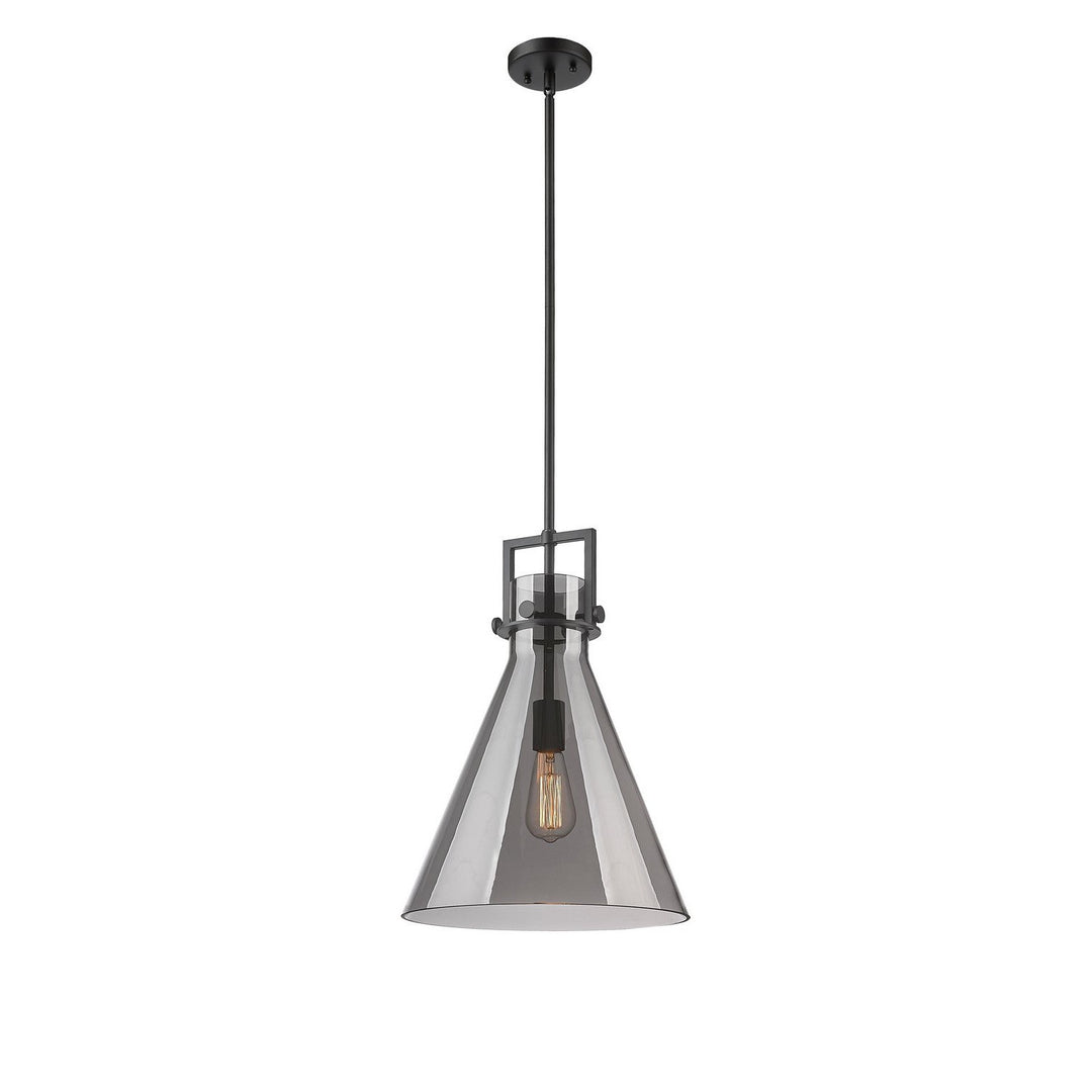 Innovations Newton 411-1SL-BK-G411-14SM Pendant Light - Matte Black