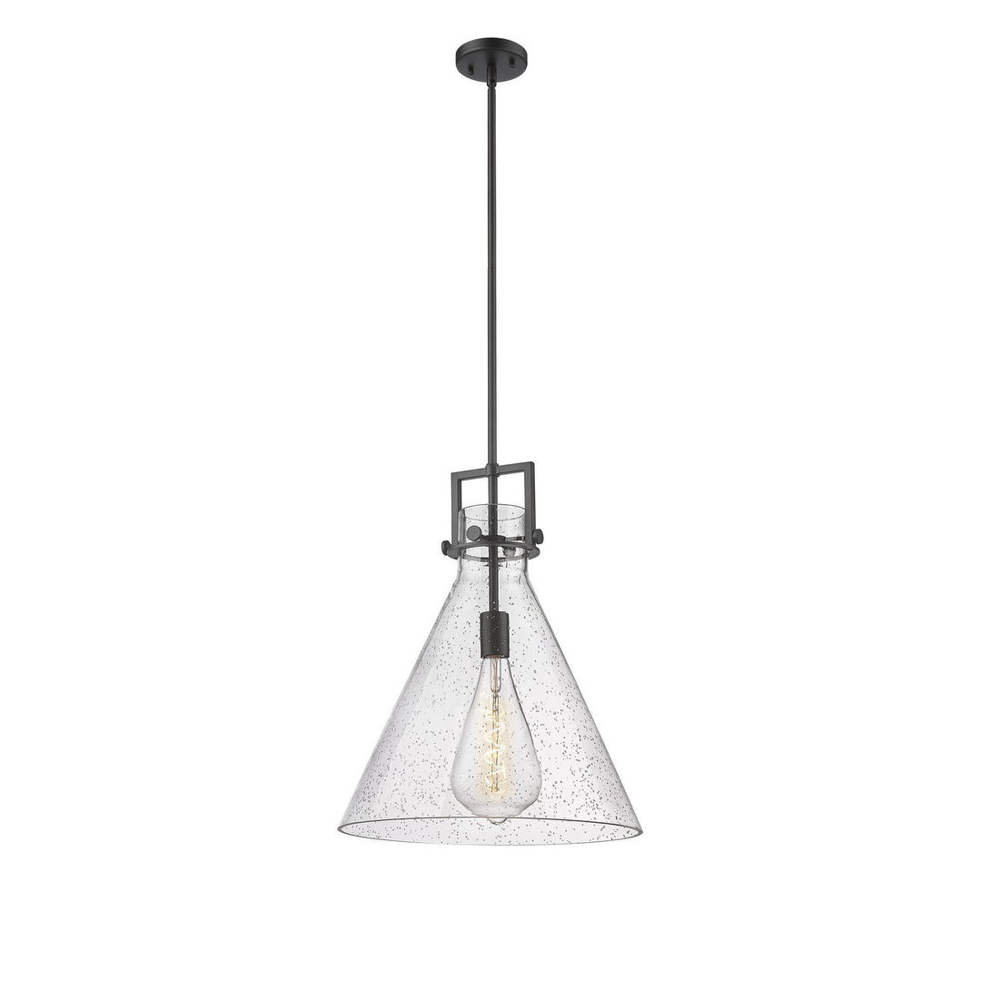 Innovations Newton 411-1SL-BK-G411-16SDY Pendant Light - Matte Black