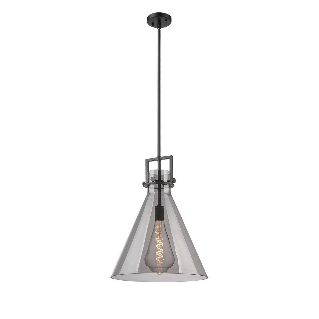Innovations Newton 411-1SL-BK-G411-16SM Pendant Light - Matte Black
