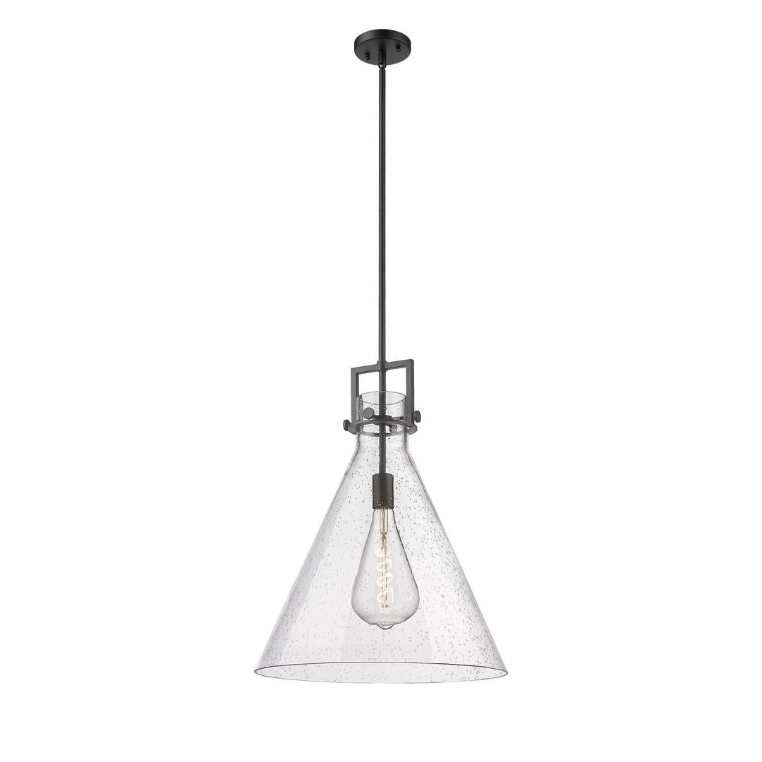 Innovations Newton 411-1SL-BK-G411-18SDY Pendant Light - Matte Black