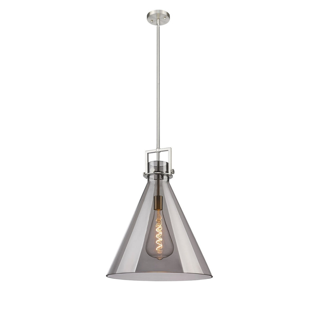 Innovations Newton 411-1SL-SN-G411-18SM Pendant Light - Brushed Satin Nickel