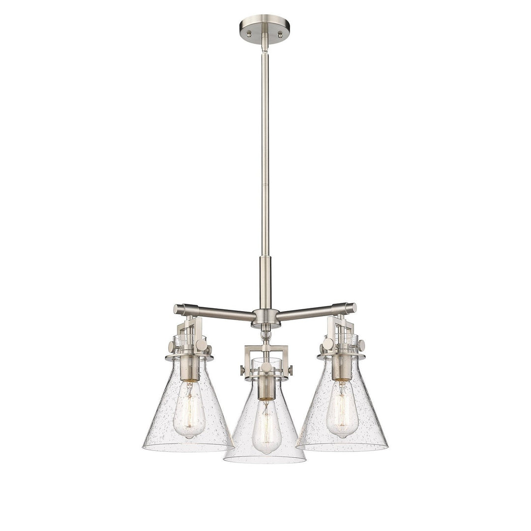 Innovations Downtown Urban 411-3CR-SN-G411-7SDY Pendant Light - Satin Nickel