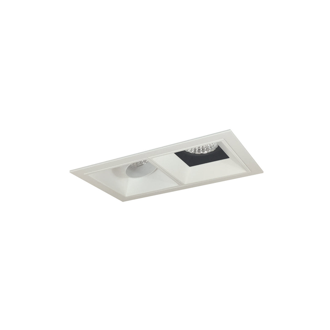 Nora Lighting NMIOT-12-MPW-AF-27X-10-BMPW Modern  Recessed Light Black / Matte Powder White