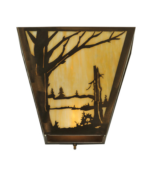 Meyda Tiffany Quiet Pond 133140 Wall Light - Antique Copper