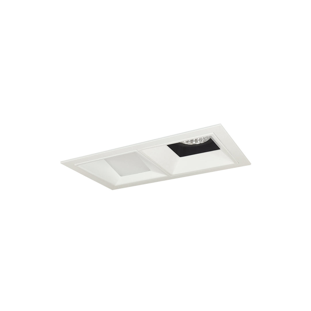 Nora Lighting NMIOT-12-MPW-FW-30X-10-BMPW Modern  Recessed Light Black / Matte Powder White