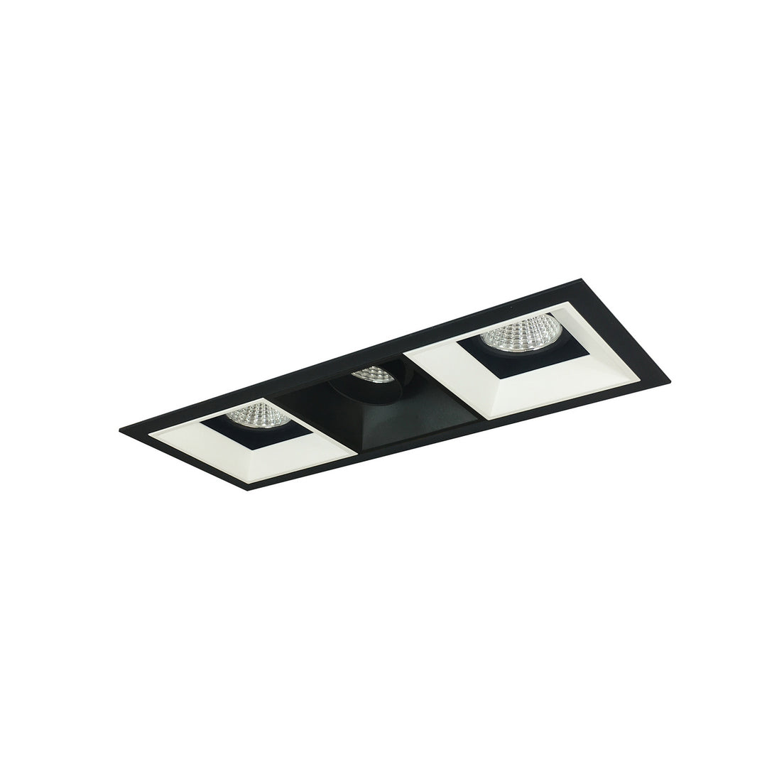 Nora Lighting NMIOT-13-B-AFF-27X-10-BMPW Modern  Recessed Light Black / Matte Powder White
