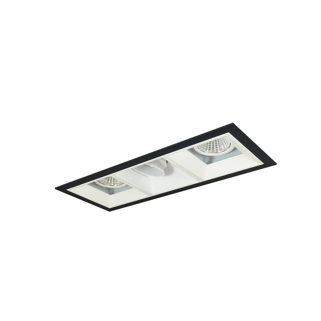 Nora Lighting NMIOT-13-B-AFF-30X-10-MPW Modern  Recessed Light Matte Powder White