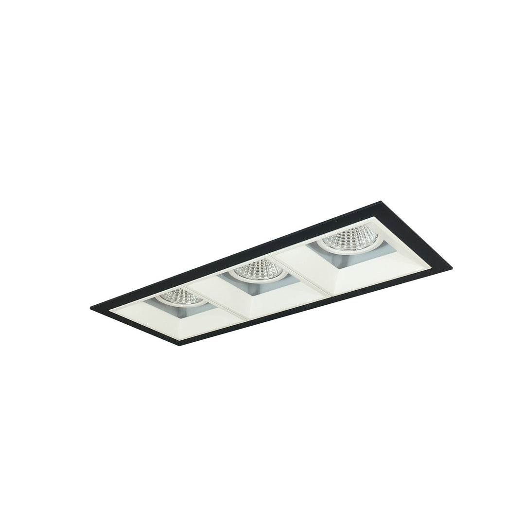 Nora Lighting NMIOT-13-B-FFF-40X-10-MPW Modern  Recessed Light Matte Powder White