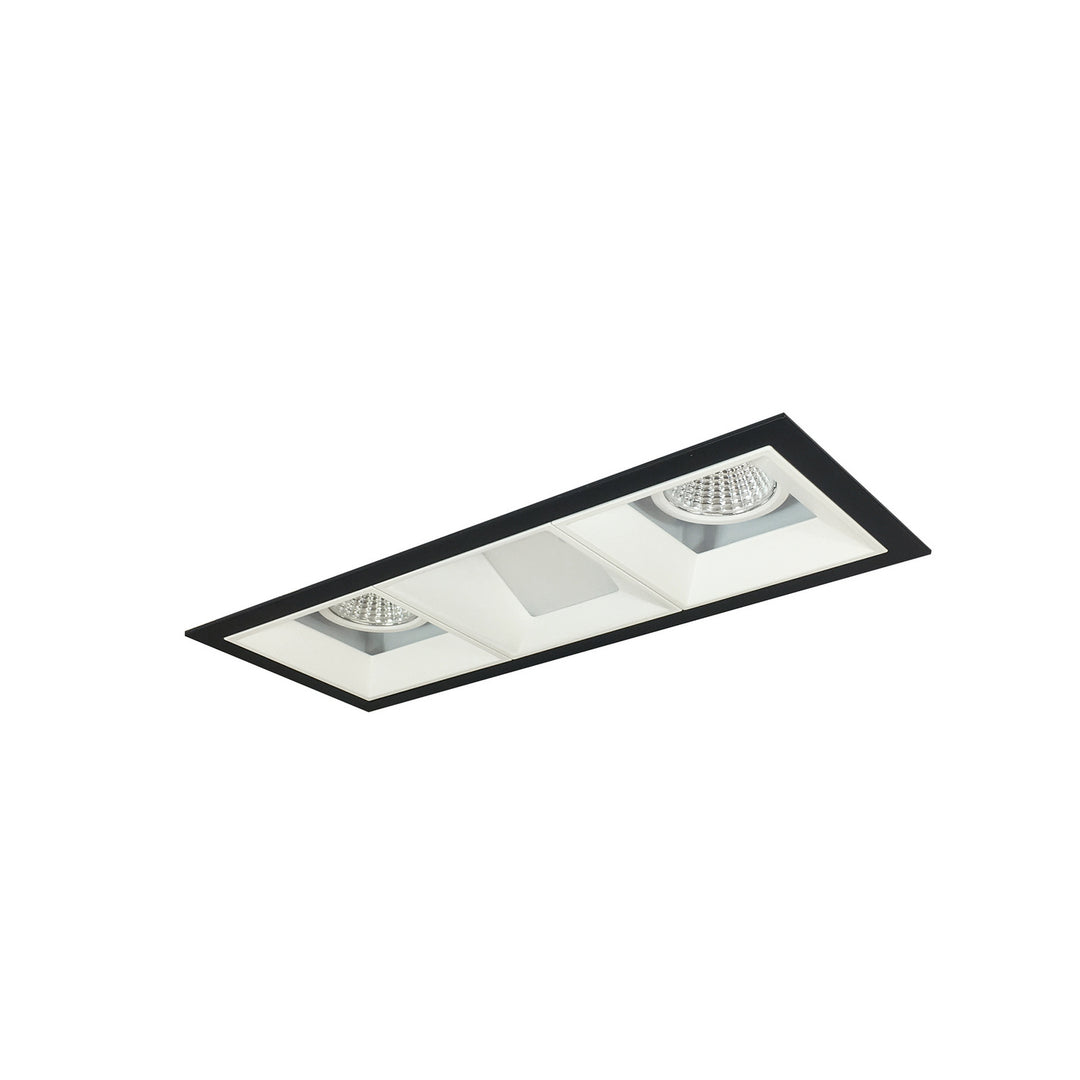 Nora Lighting NMIOT-13-B-FFW-40X-10-MPW Modern  Recessed Light Matte Powder White