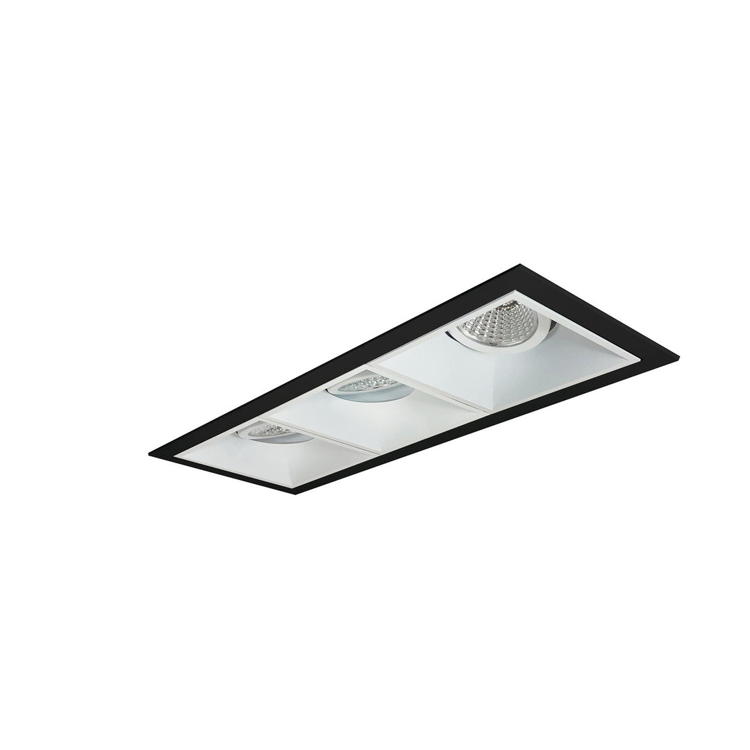 Nora Lighting NMIOT-13-B-GGG-30X-10-MPW Modern  Recessed Light Matte Powder White