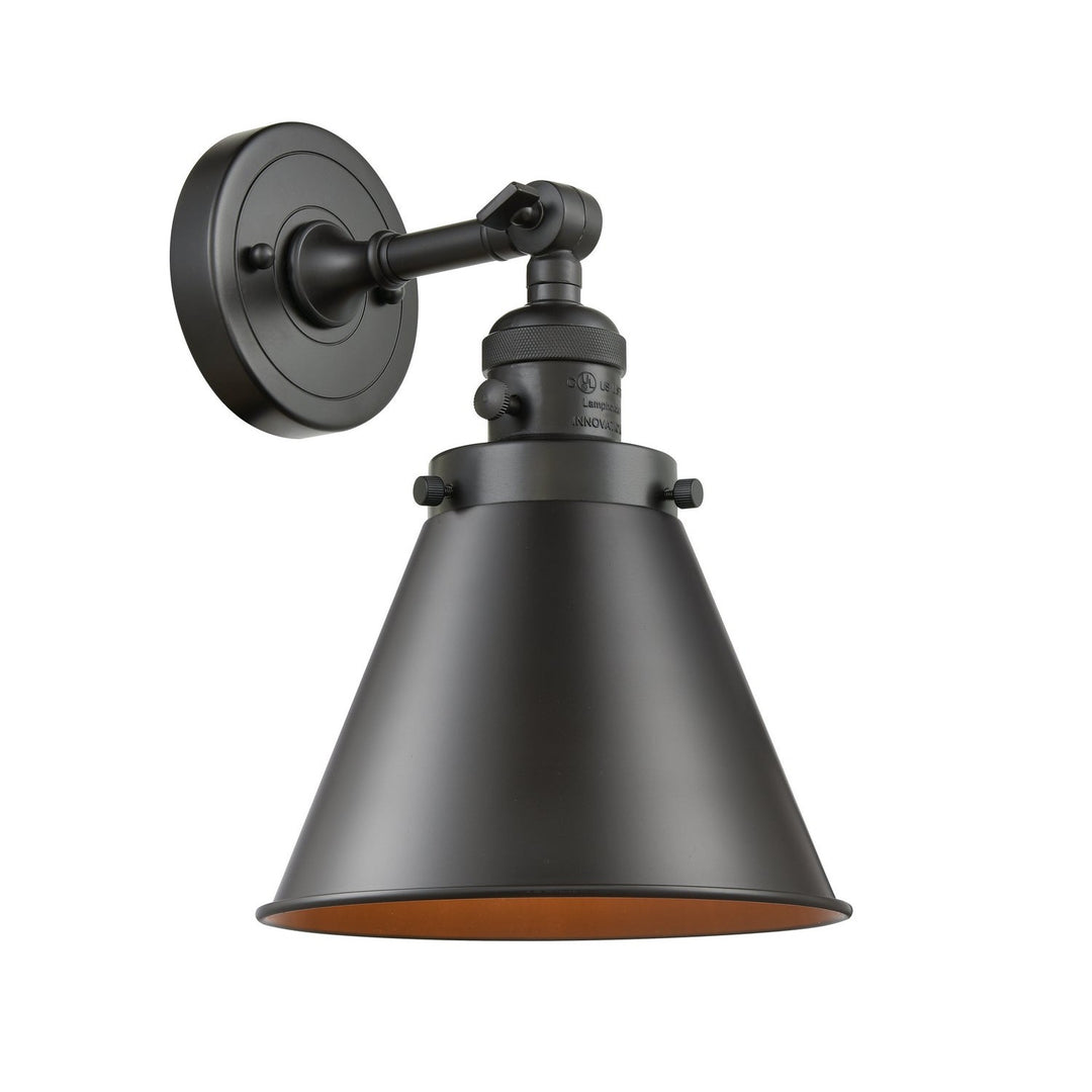 Innovations Franklin Restoration 203SW-OB-M13-OB-LED Wall Sconce Light - Oil Rubbed Bronze