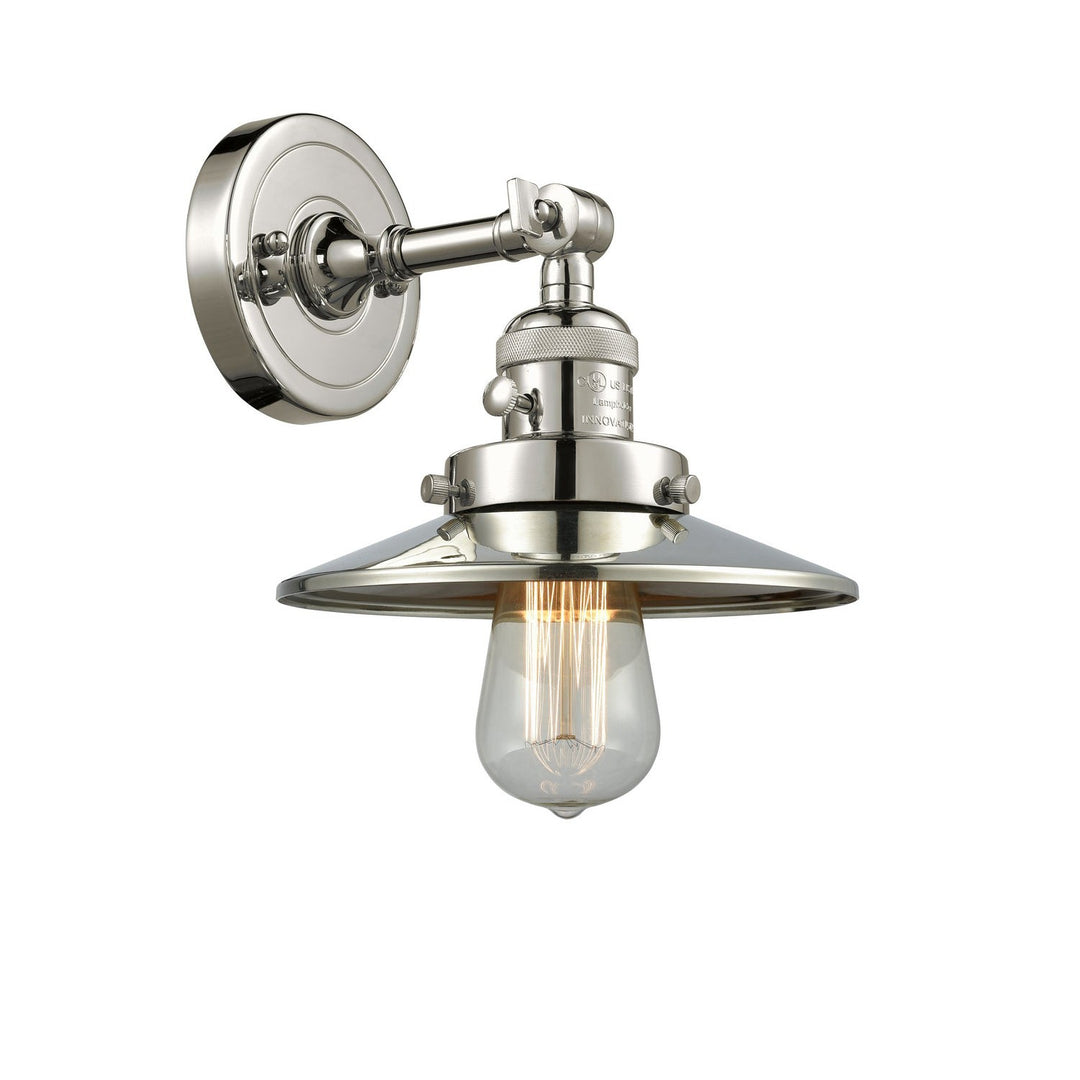Innovations Franklin Restoration 203SW-PN-M1-LED Wall Sconce Light - Polished Nickel