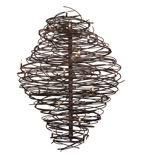 Meyda Tiffany Cyclone 133177 Chandelier Light - Red Rust,Custom