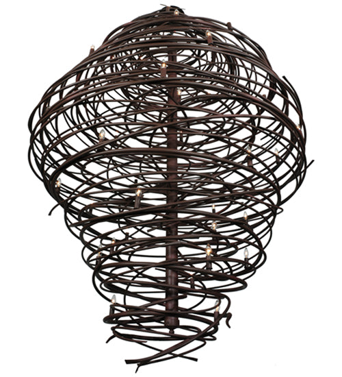 Meyda Tiffany Cyclone 133177 Chandelier Light - Red Rust,Custom