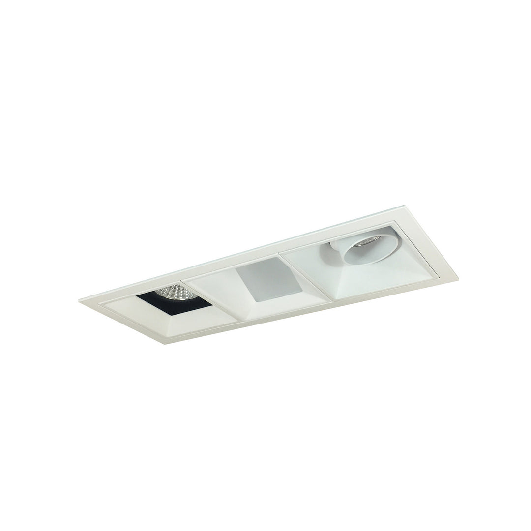 Nora Lighting NMIOT-13-MPW-AFW-35X-10-BMPW Modern  Recessed Light Black / Matte Powder White