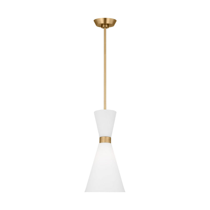 Visual Comfort Studio Belcarra DJP1101SB Pendant Light - Satin Brass