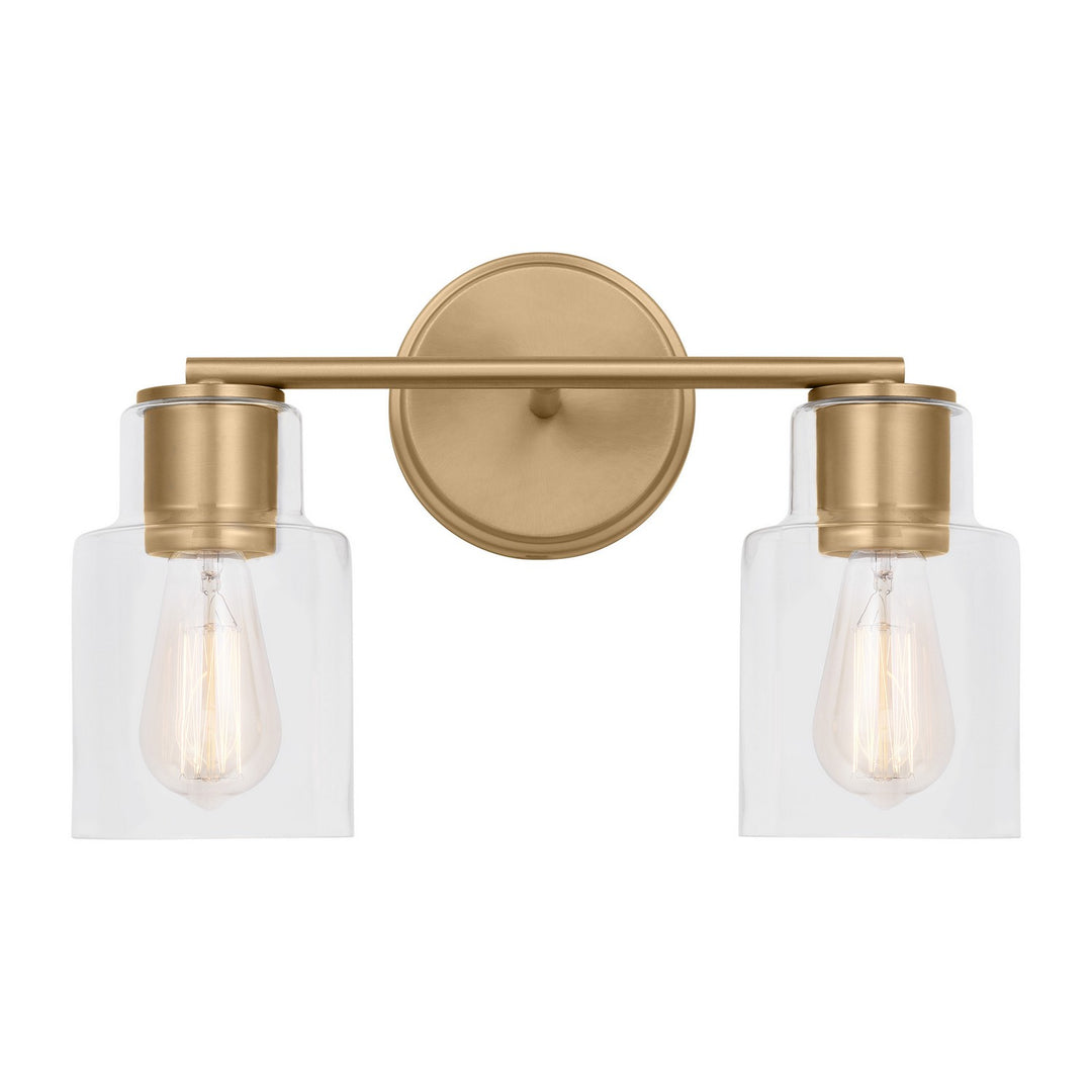 Visual Comfort Studio Sayward DJV1002SB Bath Vanity Light 15 in. wide - Satin Brass