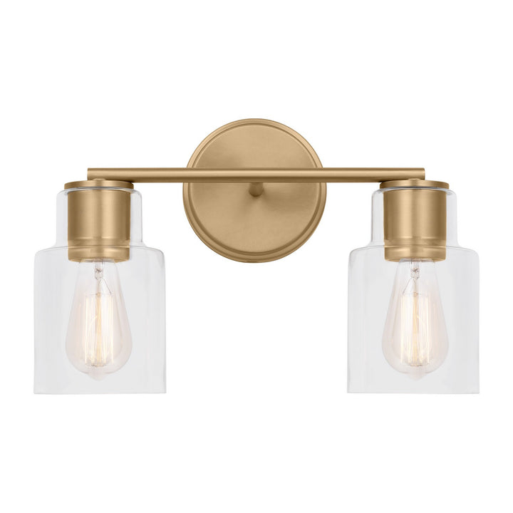 Visual Comfort Studio Sayward DJV1002SB Bath Vanity Light 15 in. wide - Satin Brass