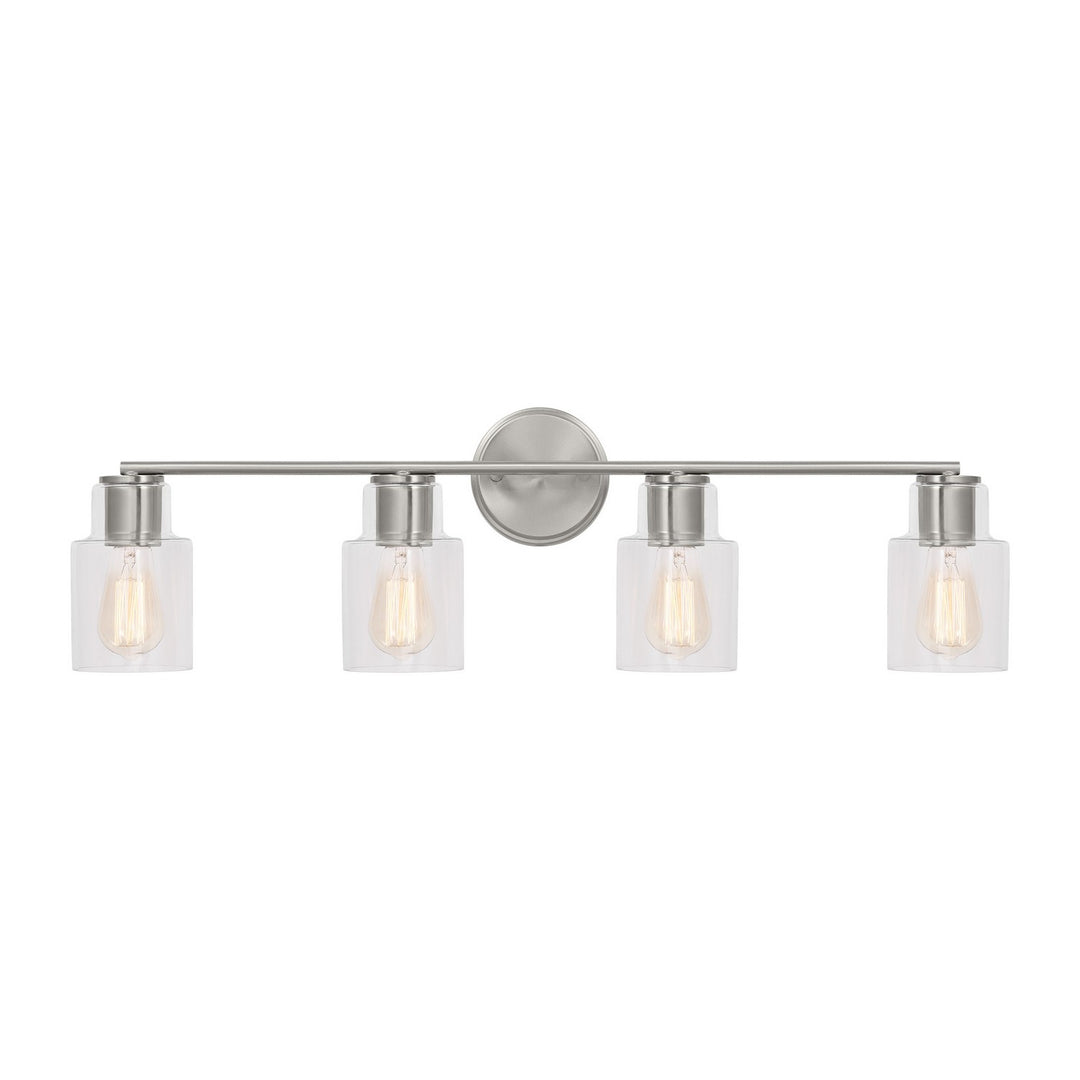 Visual Comfort Studio Sayward DJV1004BS Bath Vanity Light 33 in. wide - Brushed Steel