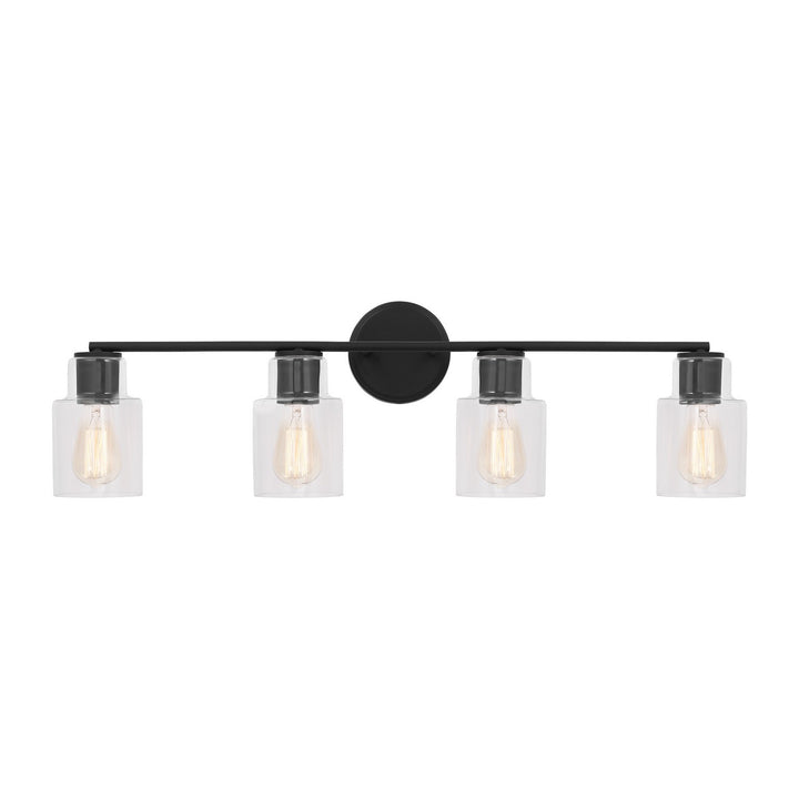 Visual Comfort Studio Sayward DJV1004MBK Bath Vanity Light 33 in. wide - Midnight Black