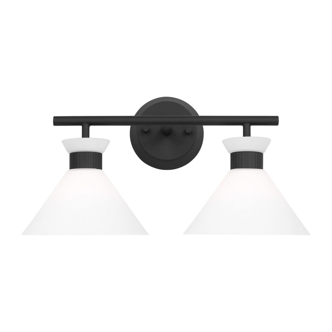 Visual Comfort Studio Belcarra DJV1012MBK Bath Vanity Light 18 in. wide - Midnight Black