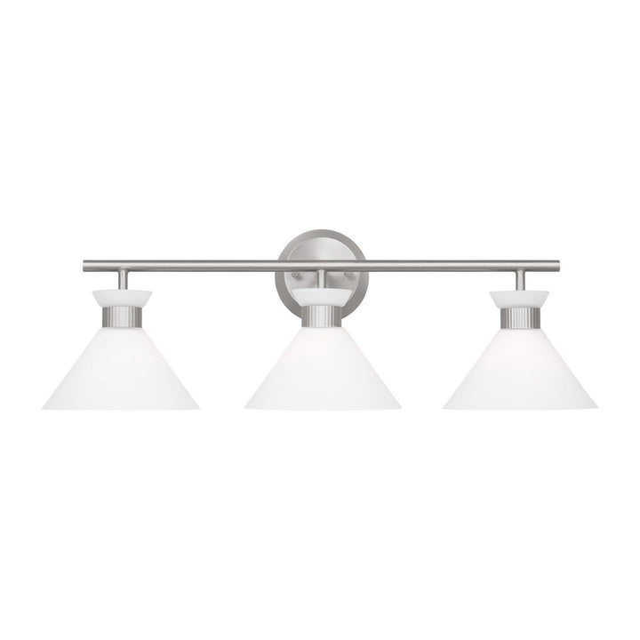 Visual Comfort Studio Belcarra DJV1013BS Bath Vanity Light 27 in. wide - Brushed Steel