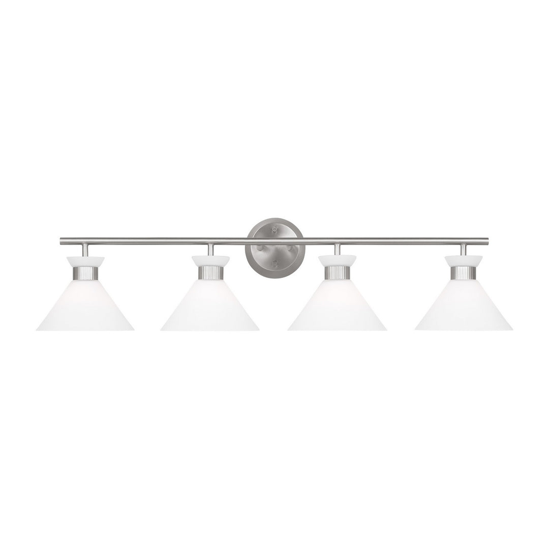 Visual Comfort Studio Belcarra DJV1014BS Bath Vanity Light 37 in. wide - Brushed Steel