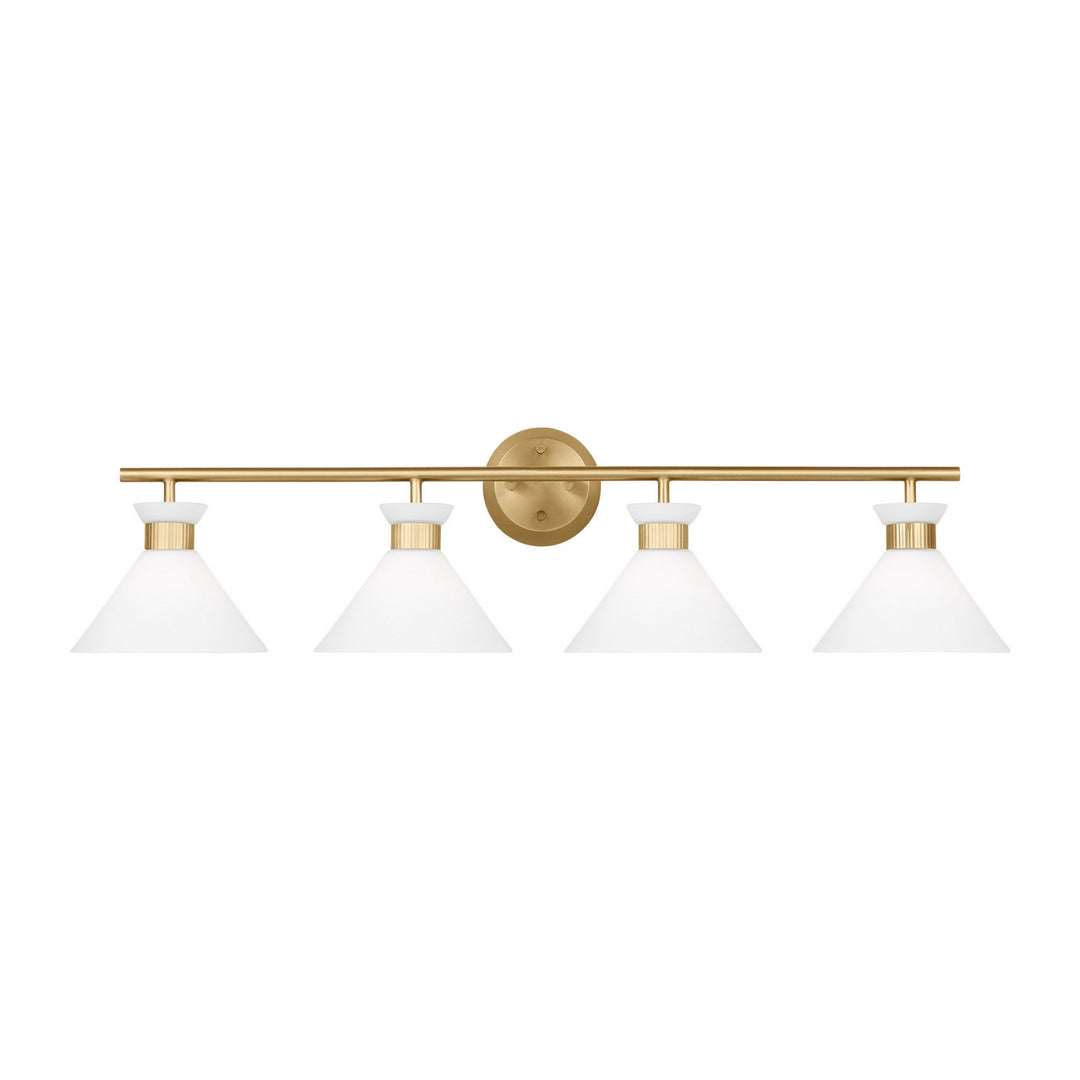 Visual Comfort Studio Belcarra DJV1014SB Bath Vanity Light 37 in. wide - Satin Brass