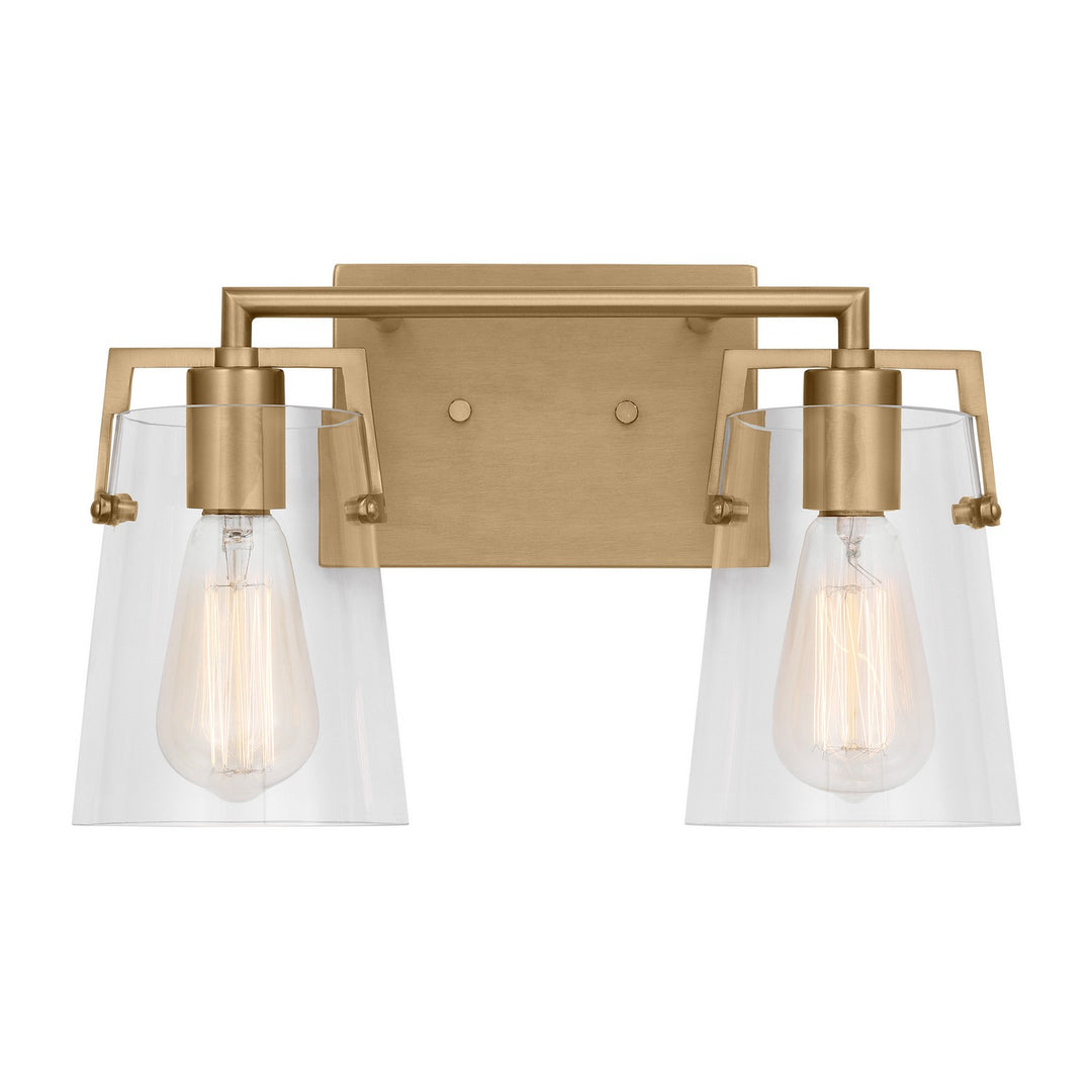 Visual Comfort Studio Crofton DJV1032SB Bath Vanity Light 15 in. wide - Satin Brass