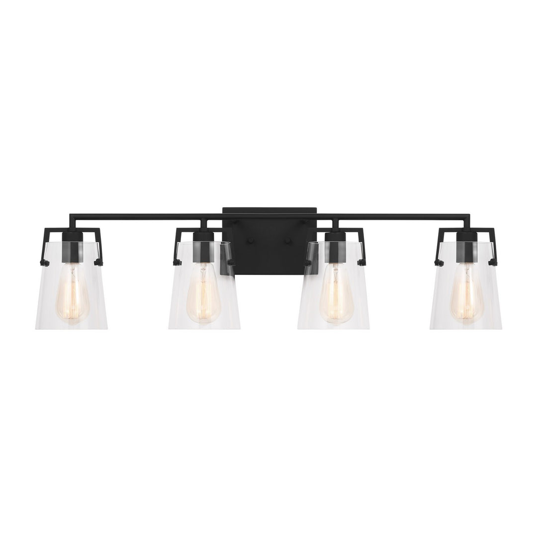 Visual Comfort Studio Crofton DJV1034MBK Bath Vanity Light 34 in. wide - Midnight Black