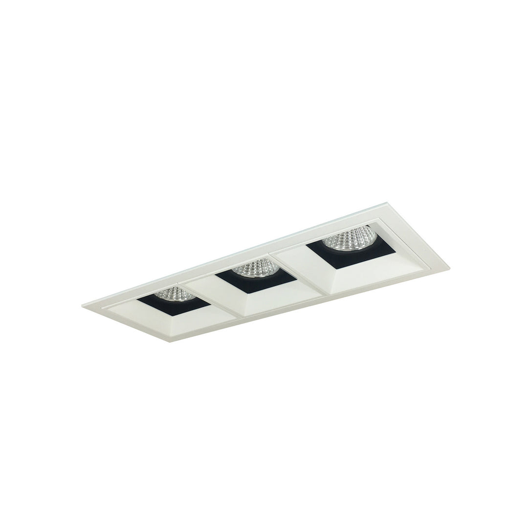 Nora Lighting NMIOT-13-MPW-FFF-50X-10-BMPW Modern  Recessed Light Black / Matte Powder White